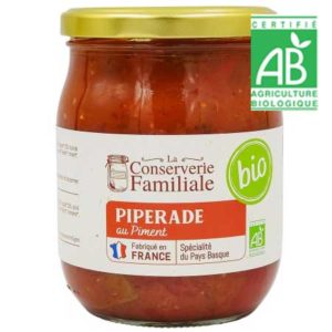 Piperade au piment d'espelette BIO bcl 520g