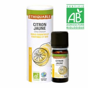 Huile essentielle Citron Jaune Bio 10ml