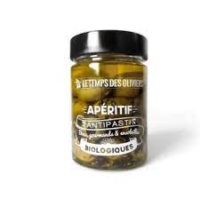 Cocktail Olives Ail et Thym BIO - 180 gr (consigné)