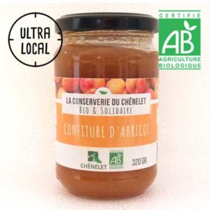 Confiture d'Abricot Bio et Locale - 320 gr
