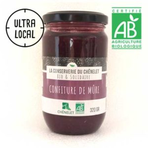 Confiture de Mûre Bio et Locale - 320 gr