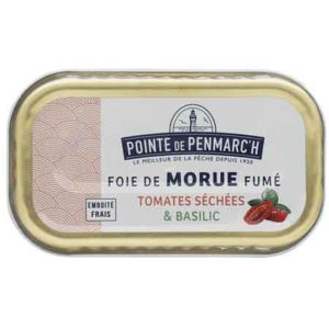 Foie de morue tomates séchées et basilic 121 gr Penmarc'h