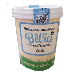 Glace au lait de Brebis 500 ml- Parfum au choix - Ferme de l'Haezepoël