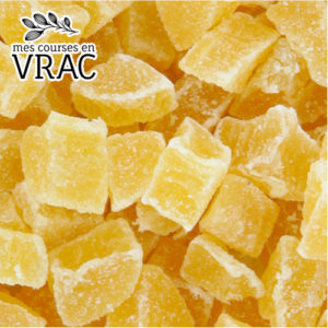 Vrac - Ananas déshydratés cubes