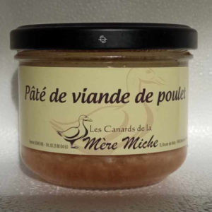 Paté de viande de poulet fermier 200 grs