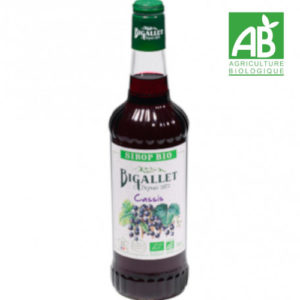 Sirop de cassis bio - Bigallet - Bio - 70 cl