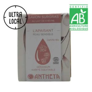 Savon à froid Surgras au lait de chèvre  “L'apaisant”