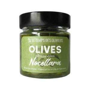 Olives Nocellara dénoyautées Bio (réemploi) - 180 grs