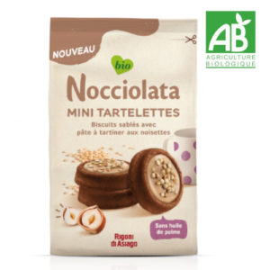 Mini tartelettes - sablé pâte à tartiner aux noisette 250 grs