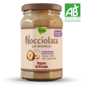 Nocciolata Bianca aux noisettes 325 grs BIO