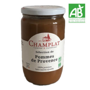 Pomme en purée sans sucre ajouté 650 grs BIO
