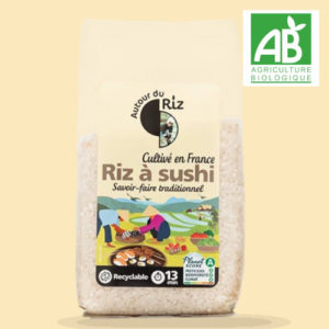 Riz à sushi 400 grs BIO cultivé en France