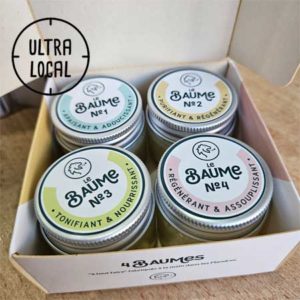 Coffret de 4 baumes "Apaisant & Adoucissant" -artisanal & naturel- La savonnerie des Flandres