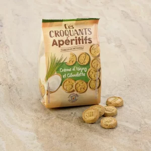 Biscuits sablés crème isigny aïl-ciboulette 100g