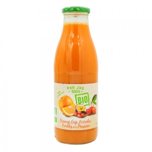 Pur jus d'orange goji et acérola BIO btl 75cl
