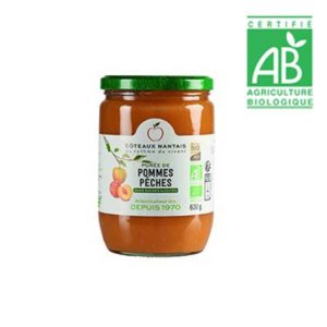 Purée Pomme Pêche Bio 630 g