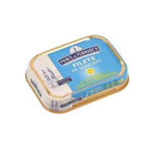Filets de sardines au citron et à l'huile de tournesol - 100 gr