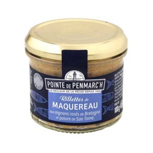 Rillettes de maquereau aux oignons rosés de Bretagne et poivre de Sao Tomé - 100gr