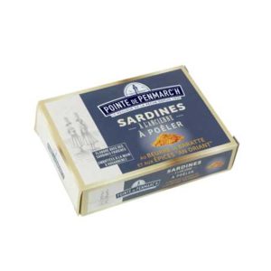 Sardines à l'ancienne à poêler au beurre de baratte et aux épices "an oriant" 115 gr