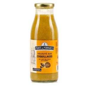 Velouté aux coquillages au lait de coco et curry - 500 ml