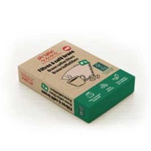 Boîte de 80 filtres à café n°4 bruns