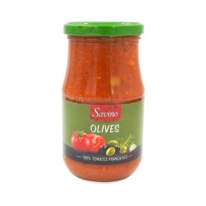 Sauce aux olives pot 350g Savino