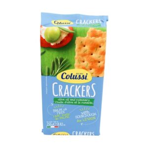 crackers huile d'olive et romarin colussi