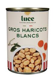 Gros haricots blancs en conserve Bio - Luce 400gr